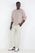 Alpaca Wool-Blend Crewneck Sweater